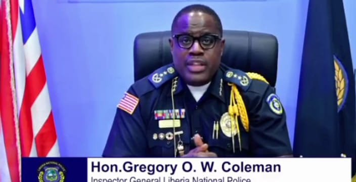 Police IG Col. Gregory O.W.  Coleman