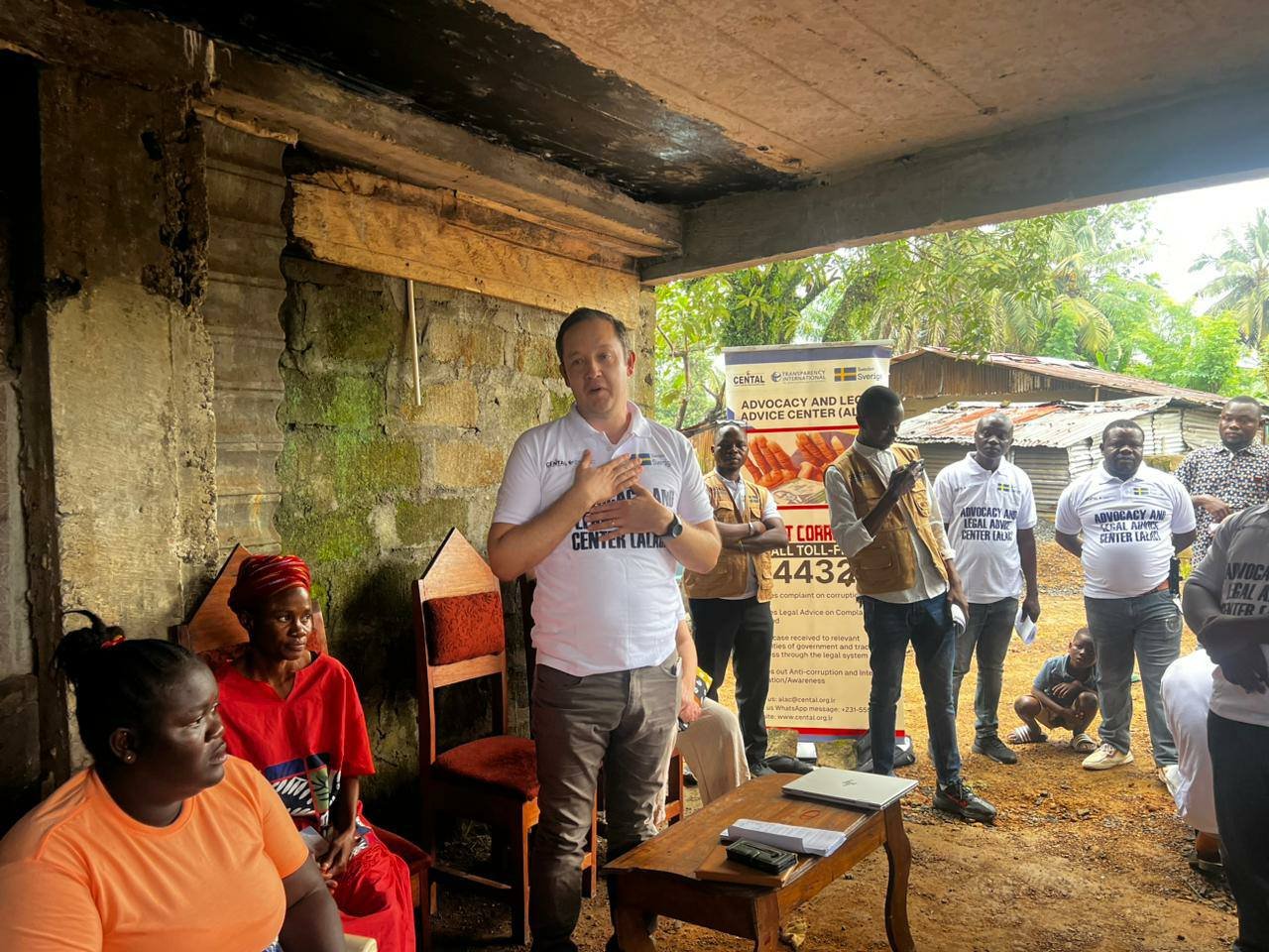 Carl-Henrik Olalson Jacobsson, Program Officer, Embassy of Sweden in Monrovia