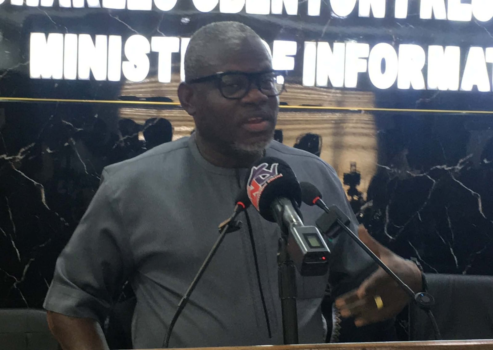 Information Minister Jerolinmek Matthew Piah